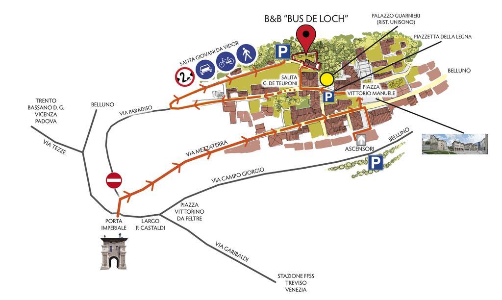 Bed and Breakfast Bus De L'Och Feltre Exterior foto